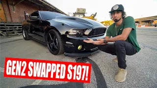 TEDDY'S GEN2 SWAPPED S197 MUSTANG MOVES OUT!!