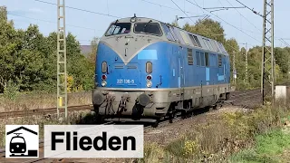 PowerPlay in Flieden: Bauzüge, Güterzüge, Fern- u. Nahverkehr, V 200, 2 x BR 140