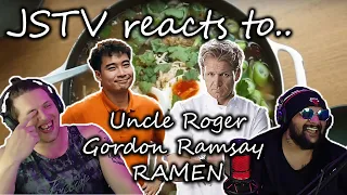 JSTV Reacts to Uncle Roger Review GORDON RAMSAY Ramen