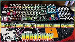 Glorious GBPT Sketch Limited Edition Keycaps Unboxing