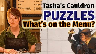 What's on the Menu D&D Puzzle - Tasha's Cauldron of Everything - Wally DM