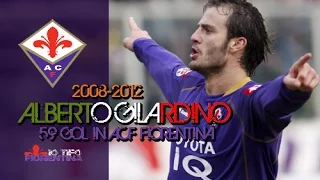 ⑪ Alberto Gilardino ● 59 Gol in  ACF Fiorentina