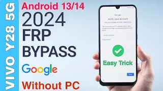 VIVO Y28 5G FRP bypass 2024 | Android 13 or 14 | without PC | All vivo FRP unlock | All vivo  frp