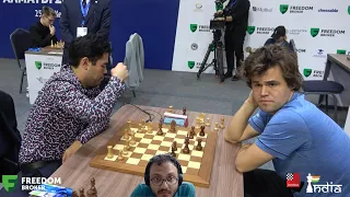 Hikaru Nakamura vs Magnus Carlsen World Blitz 2022 | Commentary by Sagar