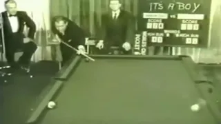 Willie Mosconi Trickshot For The Record Books