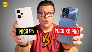 Comparei TUDO! Poco X5 PRO vs Poco F5 - Qual o melhor para 2024!