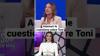 Adamari López le pregunta a Daniella Navarro si pasó algo entre ella y su ex Toni