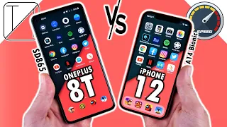 OnePlus 8T vs iPhone 12 Speed Test