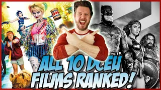 All 10 DCEU Films Ranked (w/ Zack Snyder's Justice League)