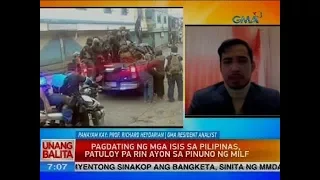 Pagdating ng mga ISIS sa Pilipinas, patuloy pa rin ayon sa pinuno ng MILF