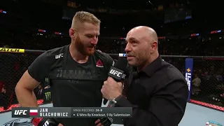 UFC 239: Ян Блахович - Слова после боя