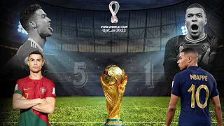 FIFA 23 - Portugal Vs France - Fifa World Cup - Ronaldo vs Mbappe - [PS5]™ 4K