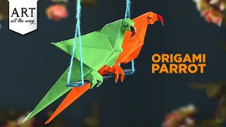 Easy Origami | How to Create a Stunning Origami Parrot | Origami Bird | Paper Crafts | @VENTUNOART