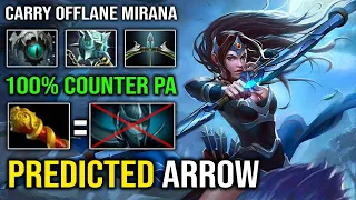 100% Totally Delete PA From the Map | Right Click MKB Mirana with Offlane Predicted Arrow Dota 2