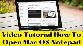 How To Open Mac OS Notepad