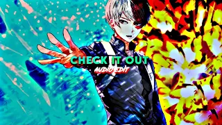 Check It Out - Check kar (Edit Audio)