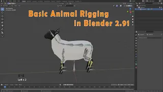 Basic Animal Rigging in Blender 2.91