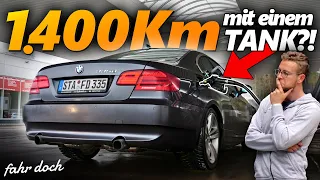 BMW 335d E92 Hypermiling | 4,2 Liter Verbrauch mit 286 DIESEL-PS?   Fahr doch