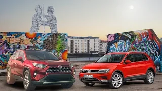 2019 Toyota RAV4 vs 2018 Volkswagen Tiguan