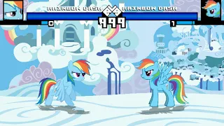 Mugen - Rainbow Dash vs Rainbow Trash