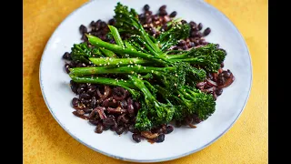 Korean-style black beans and Tenderstem® broccoli by Dr Rupy of The Doctor’s Kitchen