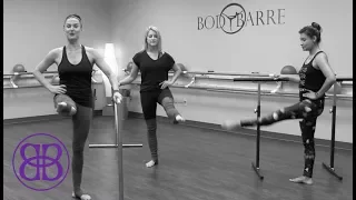 NO Equipment!!!  BodyBarre Cardio Booty Battement Workout at the Barre with Paige