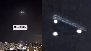 Triangle UFO caught on camera in Miami, July 2023 👽