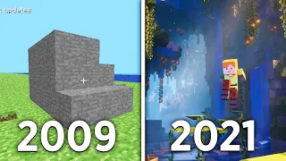 The Evolution of Minecraft in 12 Years | Minecraft 2009 - 2021