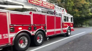 Purchase Fire Engine 238 and Ladder 53 Responding to Wires Sparking