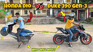 Duke 390 2024 vs Honda Dio | Who will win 😰