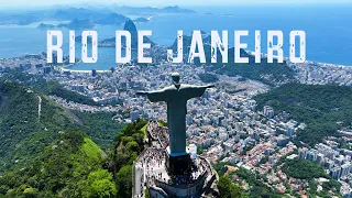 RIO DE JANEIRO IN 4K, Views Include - Copacabana Beach, Christ The Redeemer Statue, Favela And More.