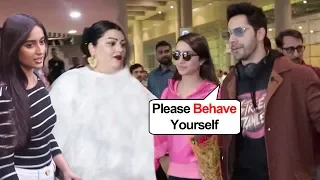 Varun Dhawan ANGRY ON Female FAN With Shraddha Kapoor, Kartik Aaryan, Rajkummar Rao, Shilpa Shetty