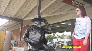 A Bronze Cowboy Statue Surprise CLASSIC!!!