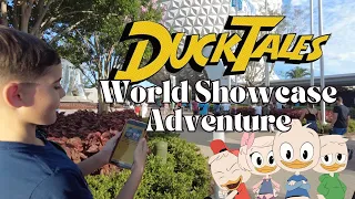 Playing Duck Tales World Showcase Adventure ~ Interactive Game at EPCOT