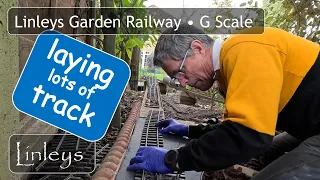Building a Garden Railway • Laying lots of Track and Junction Points