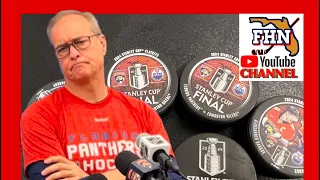 Paul Maurice, Florida Panthers: Stanley Cup Final v. Edmonton Oilers - Practice 6/5/2024