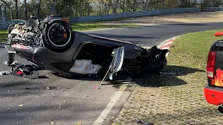 Nurburgring AMG GTR crash.