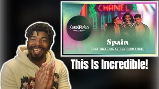 AMERICAN REACTS TO Chanel - SloMo - Spain 🇪🇸 - National Final Performance - Eurovision 2022