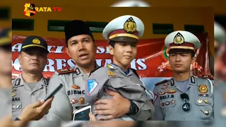 TIO SATRIO ANAK PEMBERI MOTIVASI DISAMBANGI KAPOLRES CIAMIS