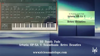 Arturia OP-Xa V Presets | Vicious Antelope - Retro Beauties | Available for Analog Lab V