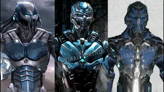 MORTAL KOMBAT CYBER SUB-ZERO Evolution Skins Costumes MK9 - MK1 suggestion for Mortal Kombat 1