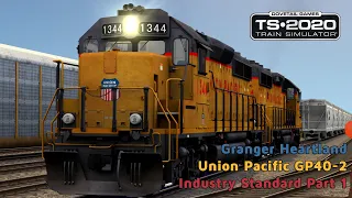 Train Simulator 2020 - Granger Heartland - Union Pacific GP40-2 - Industry Standard Part 1