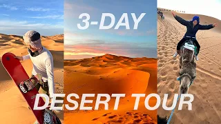 3-Day Sahara Desert Tour from Marrakech | Atlas Mountains, Ait Ben Haddou, Ouarzazate, Erg Chebbi