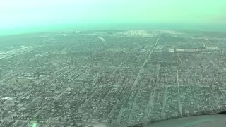 KLM Boeing B747-400 Landing at LAX Los Angeles Cockpit view