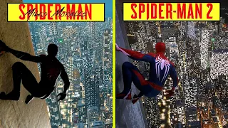 Marvel's Spider-Man Miles Morales vs Spider-Man 2 PS5 Ray Tracing On 4K 30 FPS Graphics Comparison