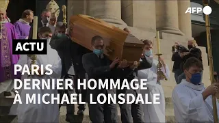 Dernier hommage discret et fervent à Michael Lonsdale à Paris | AFP