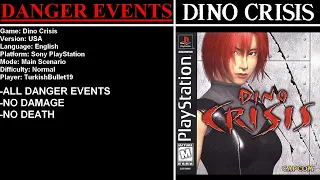 Dino Crisis [USA] (PlayStation) - (All Danger Events | Normal Difficulty)