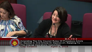 Albuquerque City Council meeting - April 1, 2019 (Part 2)