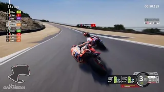 MotoGP 23 - Marc Marquez - 8 Laps - Fuel Management - Laguna Seca Circuit - Gameplay