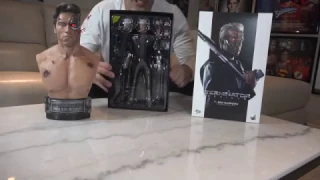 HOT TOYS T-800 GUARDIAN Terminator GENISYS Unboxing & Review MMS307